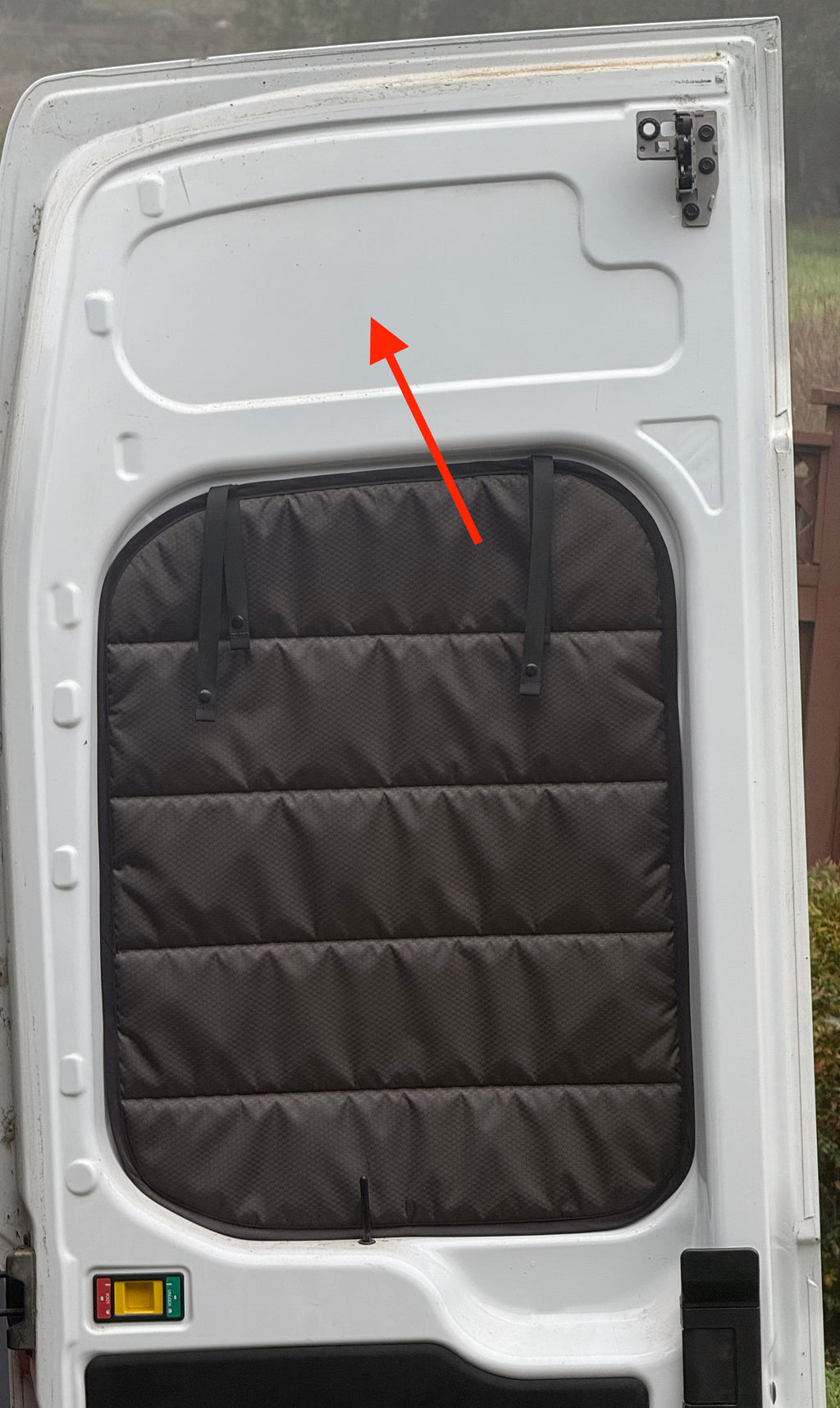 Ford Transit high roof rear door upper insert templates