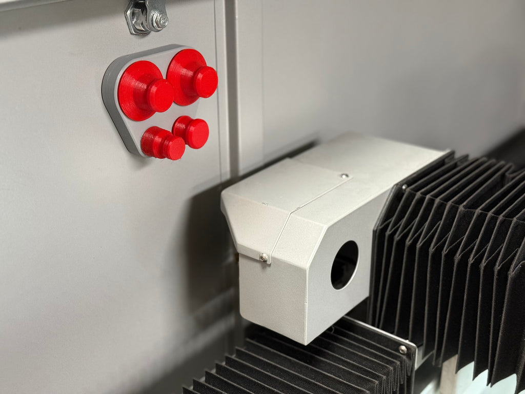 Protective plugs with magnet holder for Gweike M-Series CO2 lasers