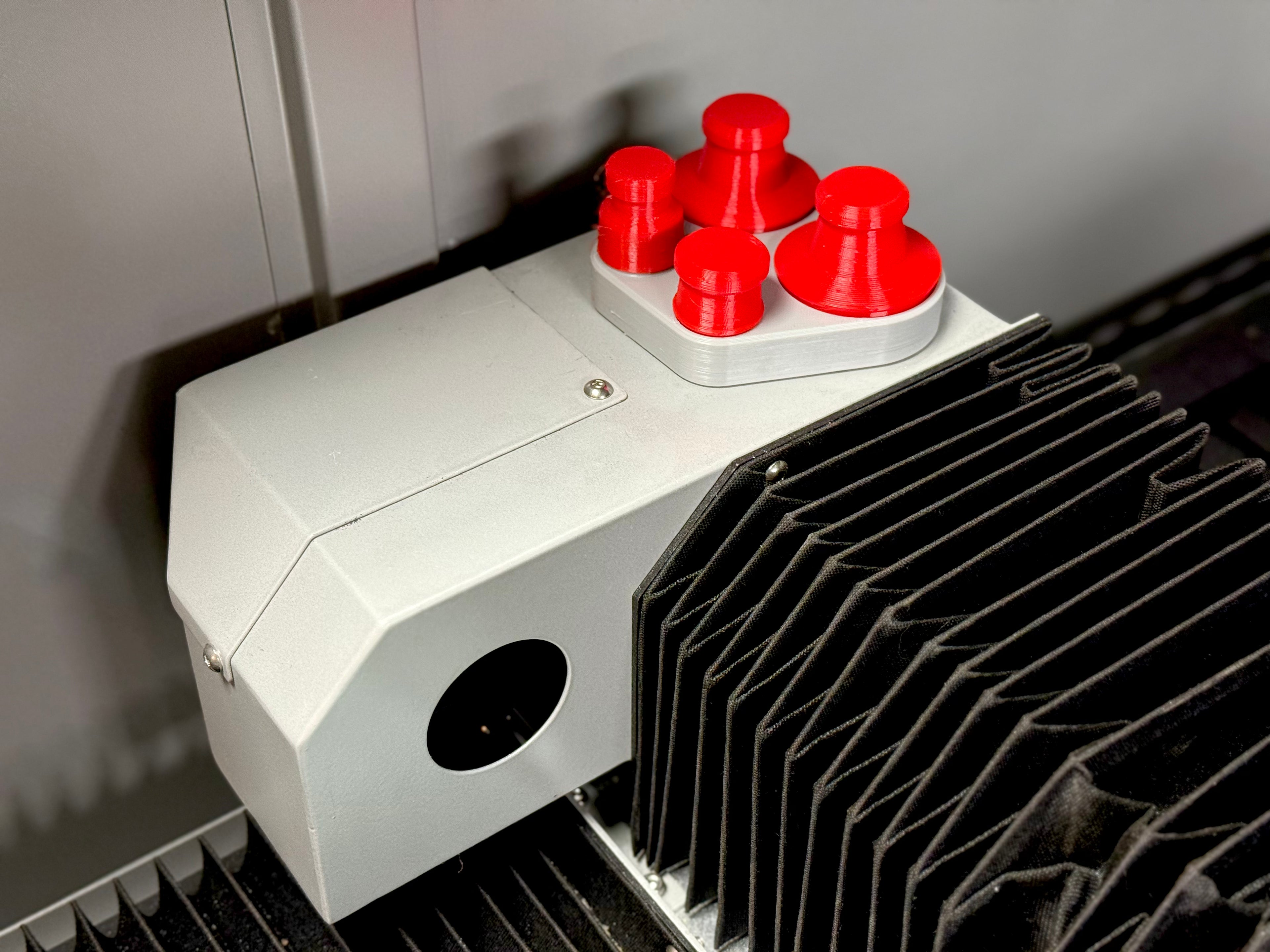 Protective plugs with magnet holder for Gweike M-Series CO2 lasers