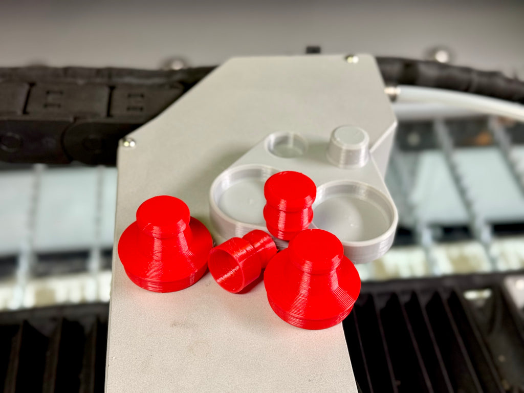 Protective plugs with magnet holder for Gweike M-Series CO2 lasers