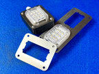 stainless mounting plates for Ford Transit cargo lamps